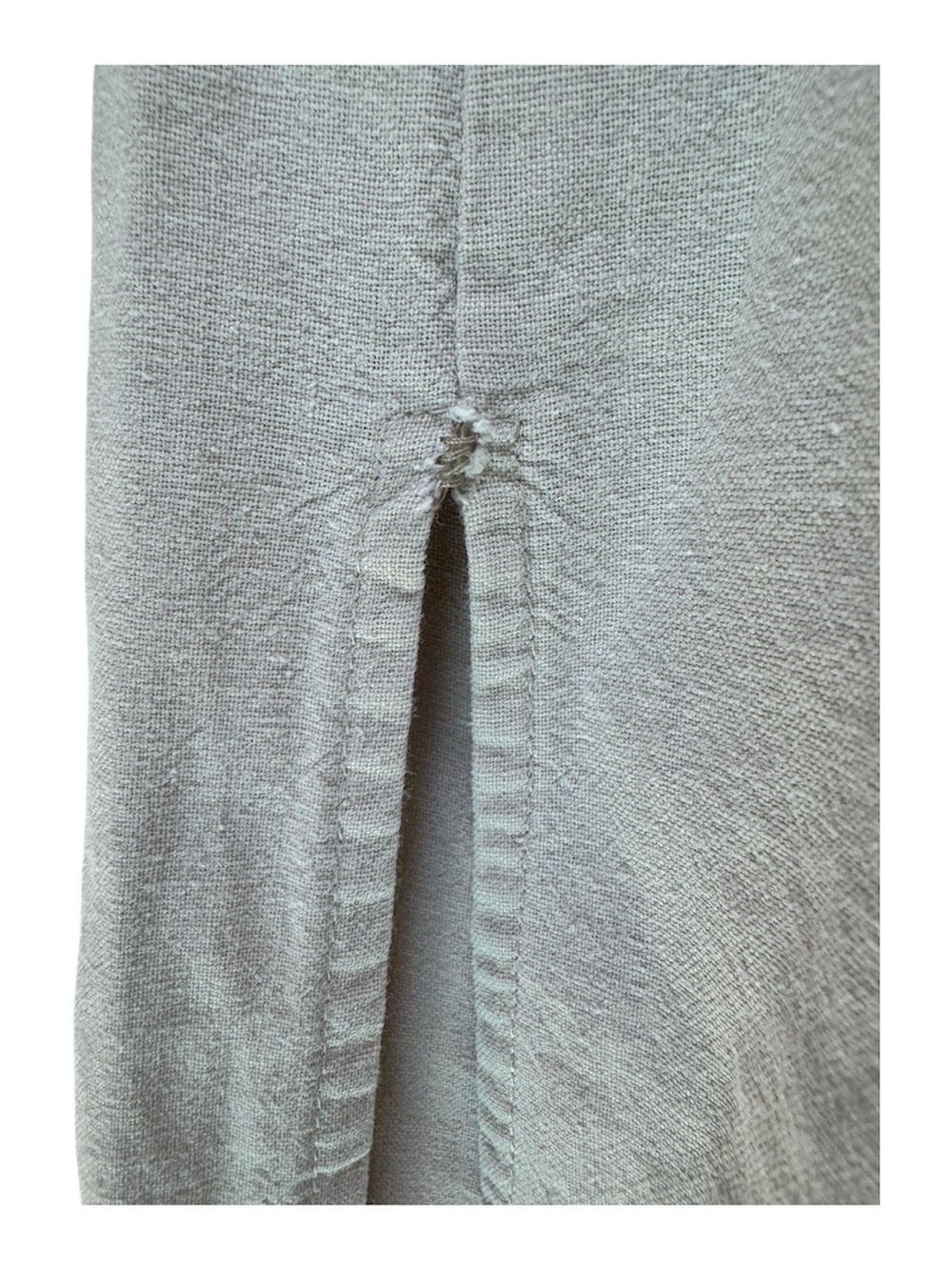Sleeveless Button-Front Maxi Dress in Light Beige - Picture 6 of 10
